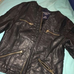 Leather jacket